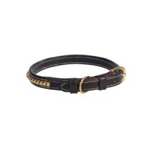Hundehalsband Goldnieten