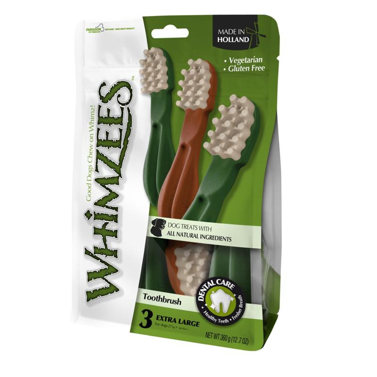 Whimzees Igel Größe XL, Whimzees Zahnpflege Snack Hund