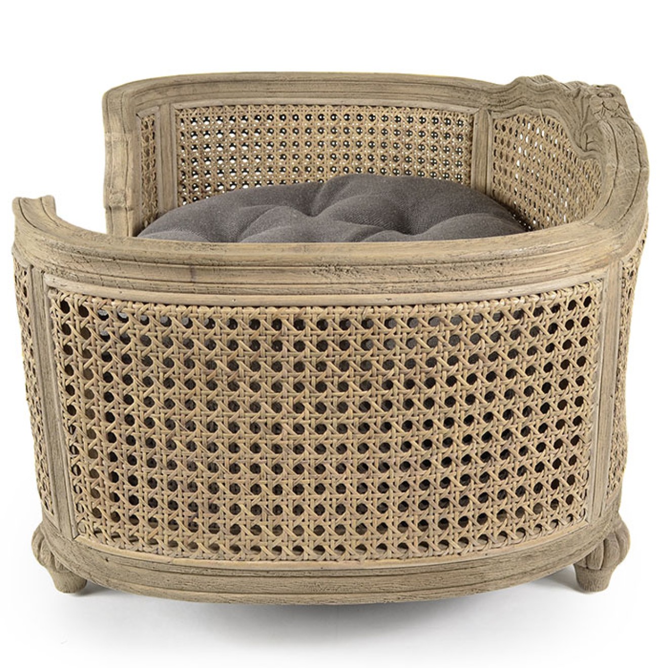 Barock-Hundesofa Louis XVI Arthur taupe Gr. S, M, L