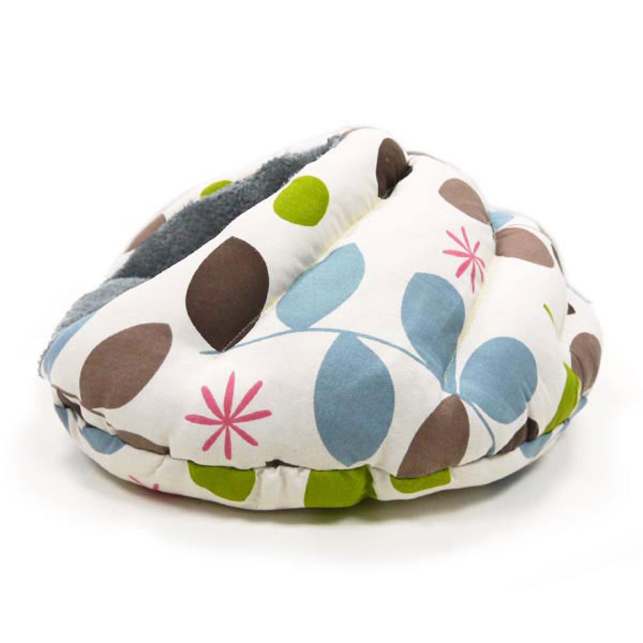 Burger-Hundebett mit Kuschel-Faktor