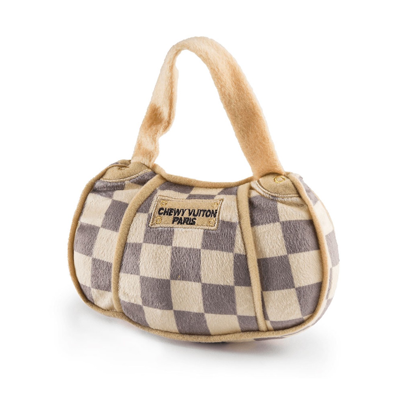 Hundespielzeug Checker Chewy Vuiton Bag