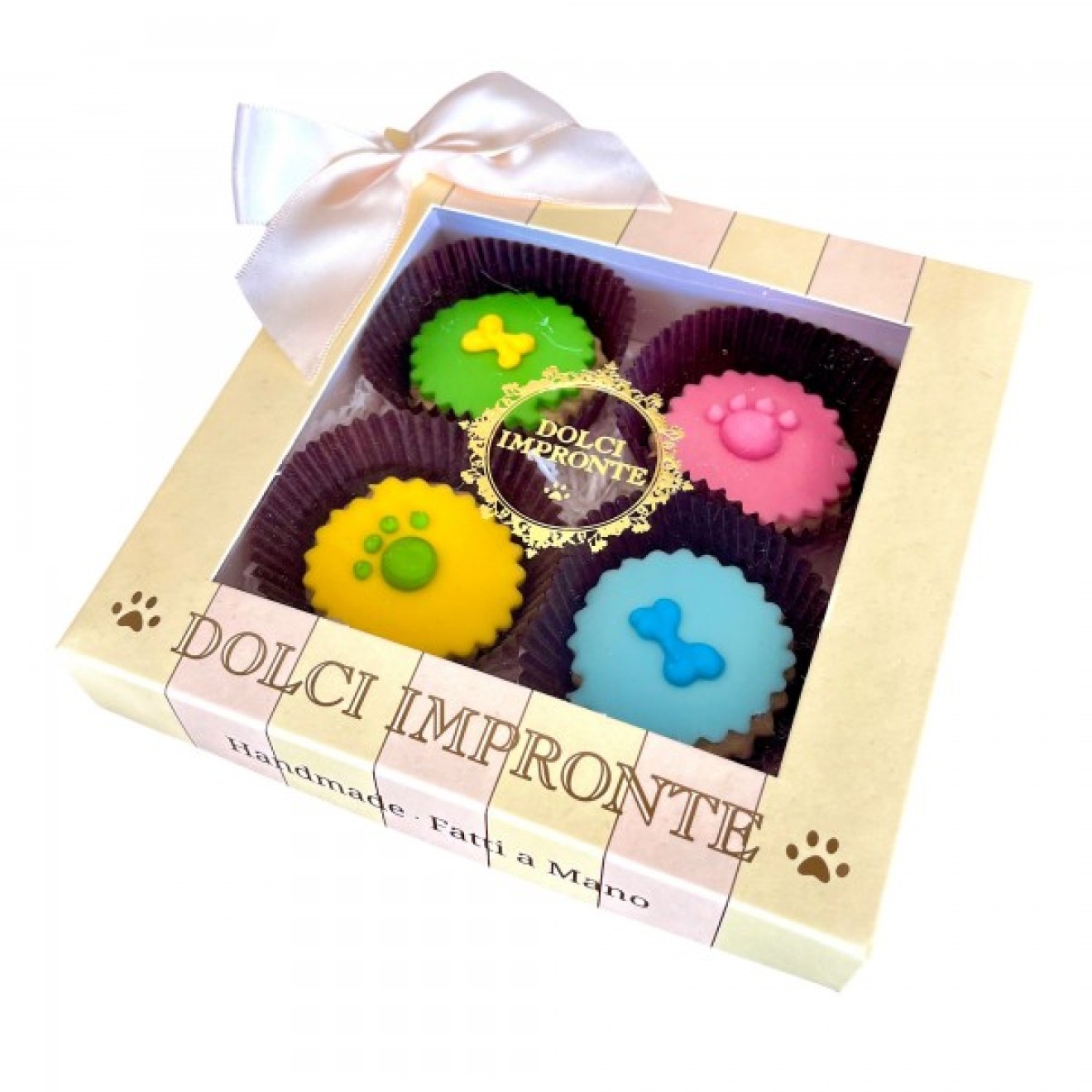 Cupcakes für Hunde 4 Stück in Geschenkbox