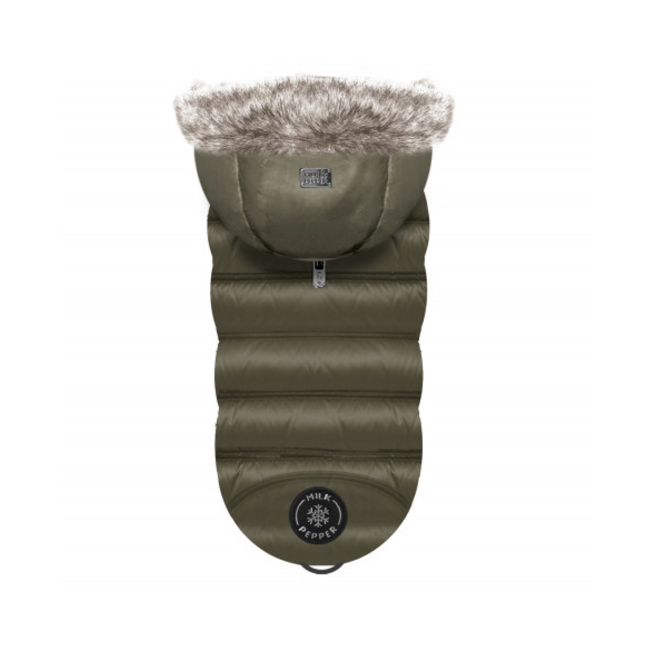 Milk & Pepper wasserabweisende Hundejacke LUKAS khaki