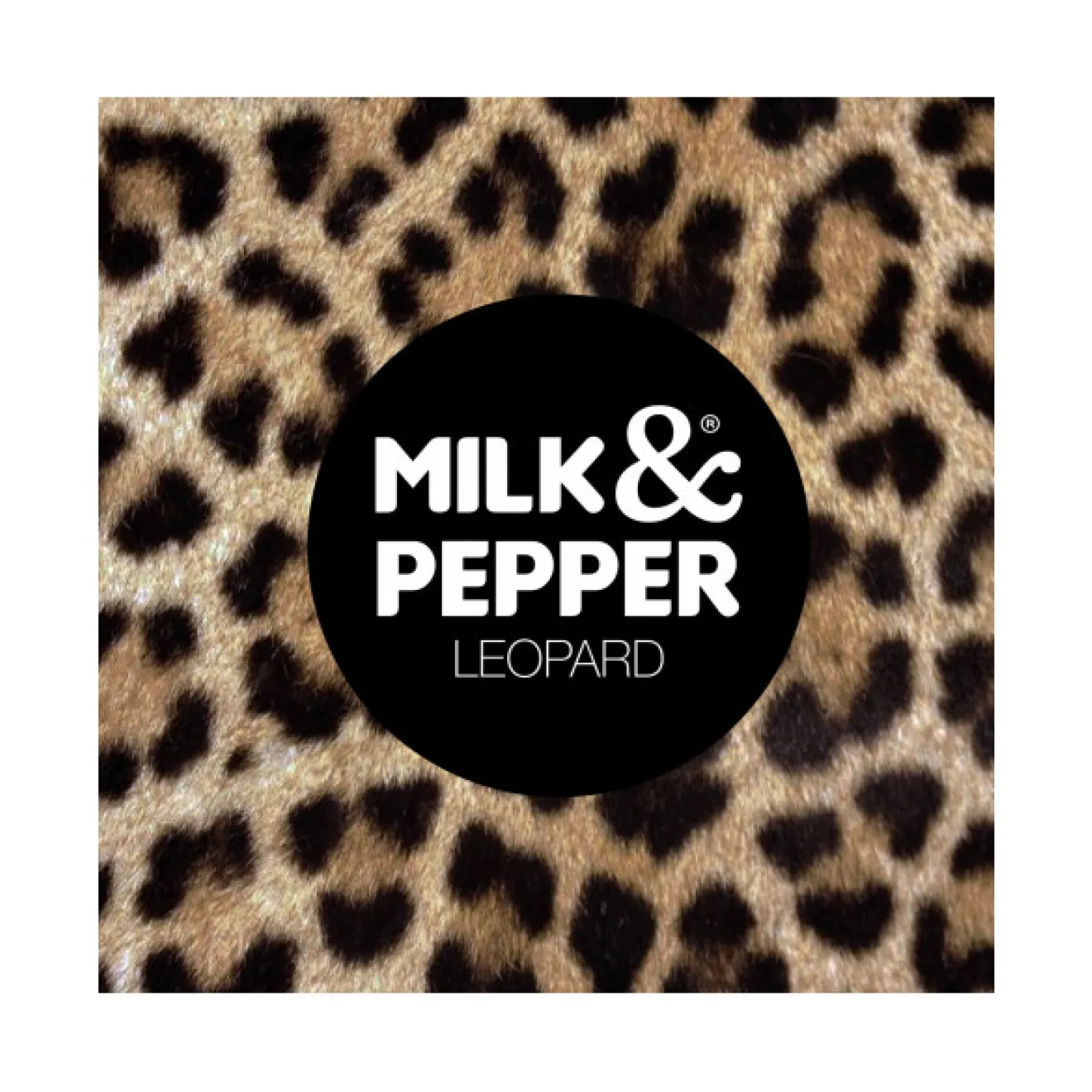 Milk & Pepper Leder-Katzenhalsband Leoparden Design