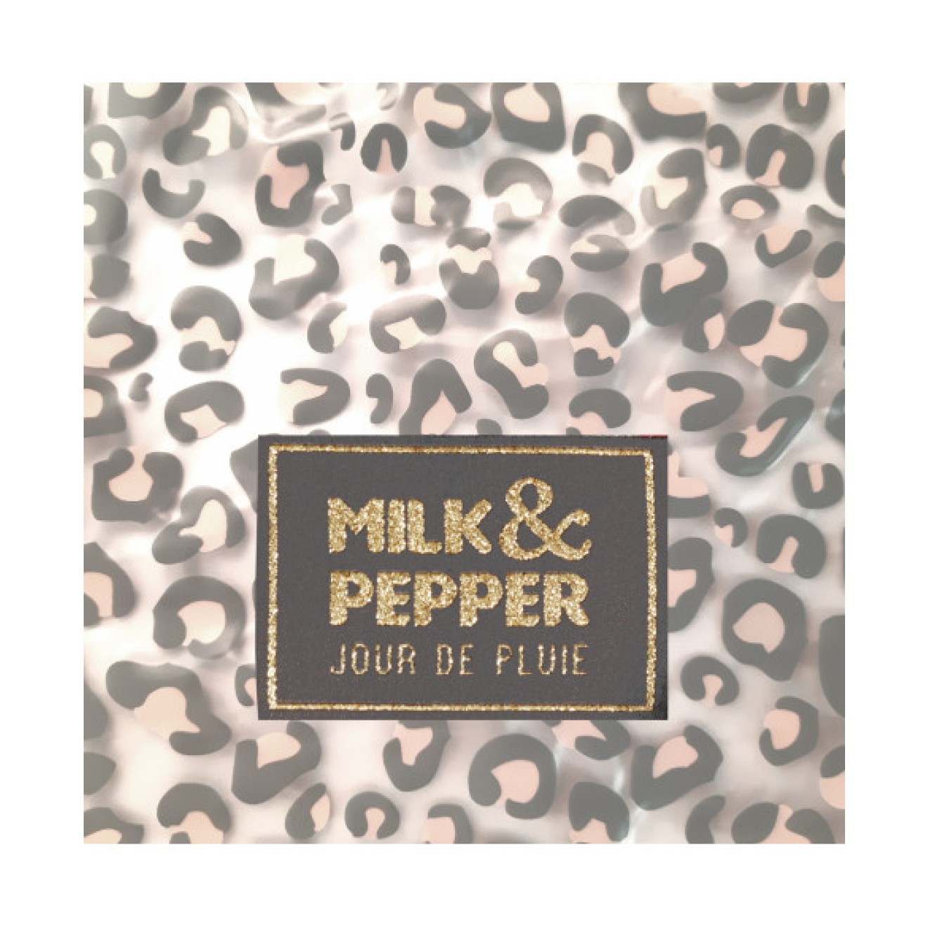Milk & Pepper durchsichtiger Hunderegenmantel FARAH mit Leo-Muster