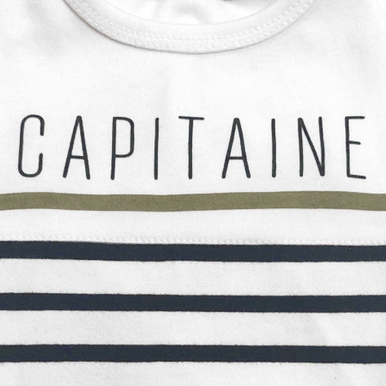 Maritimes T-Shirt für Hunde BRIEUC Milk & Pepper