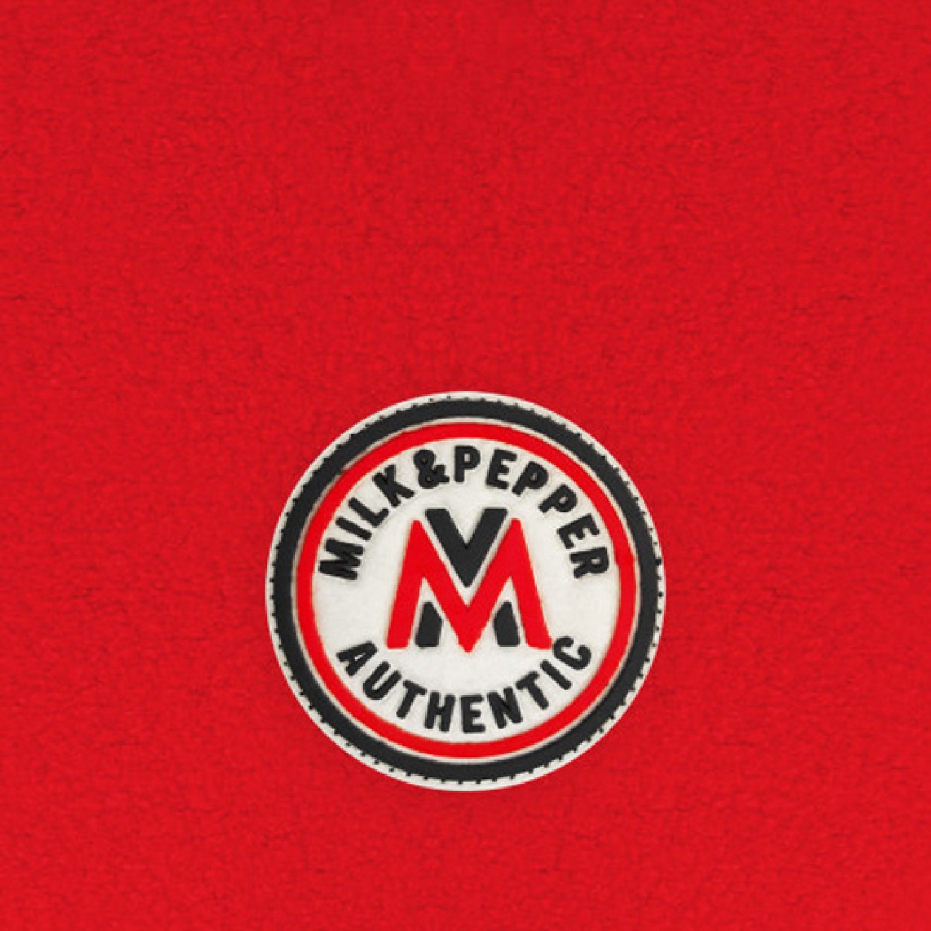 Milk & Pepper Fleece-Hundeweste Antarctik Red