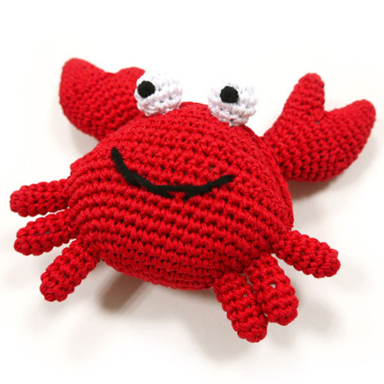 Häkel-Hundespielzeug Krabbe