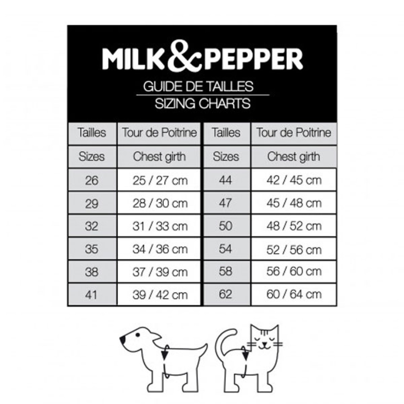 Milk & Pepper Westenbrustgeschirr Hawa Leo-Plüsch