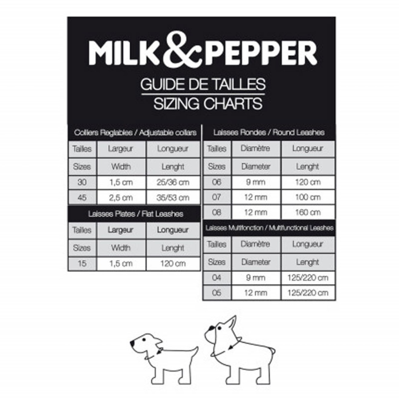 Milk & Pepper geflochtenes Hundehalsband KAYA Orange mit Quaste