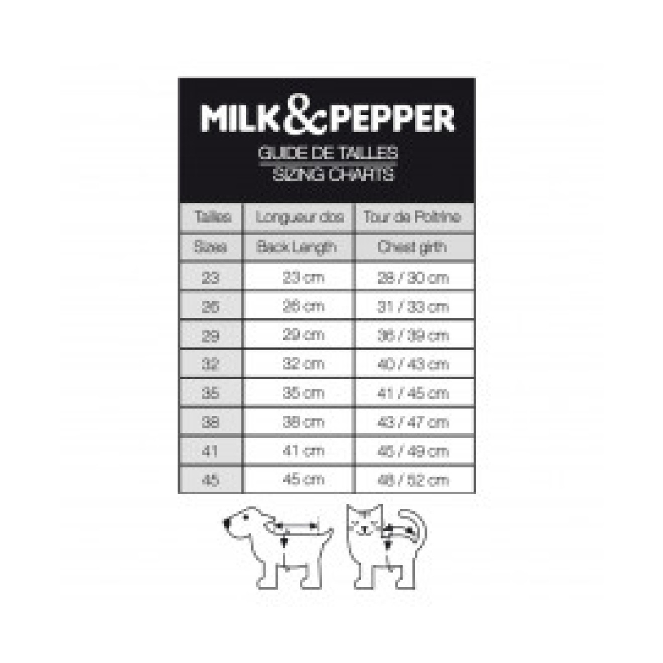 Milk & Pepper Wende-Hundemantel Mariette rosa/taupe