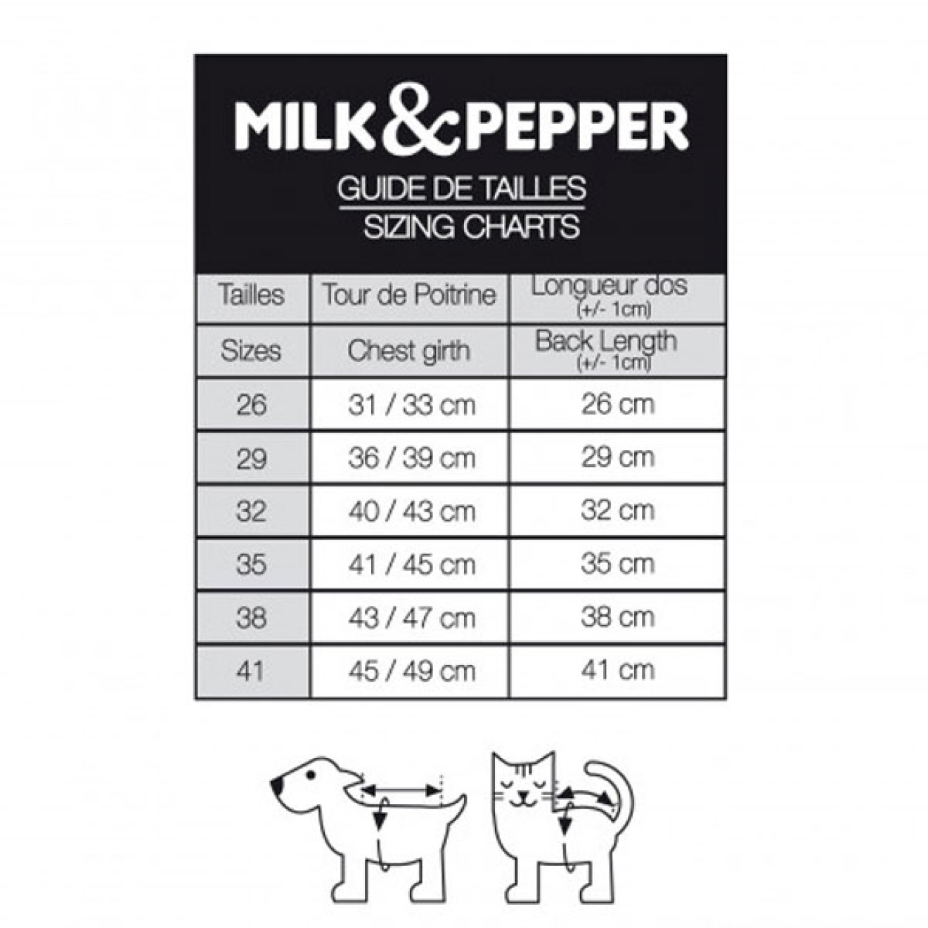Milk & Pepper Harness-Hundejacke Gordon mit Reißverschluss