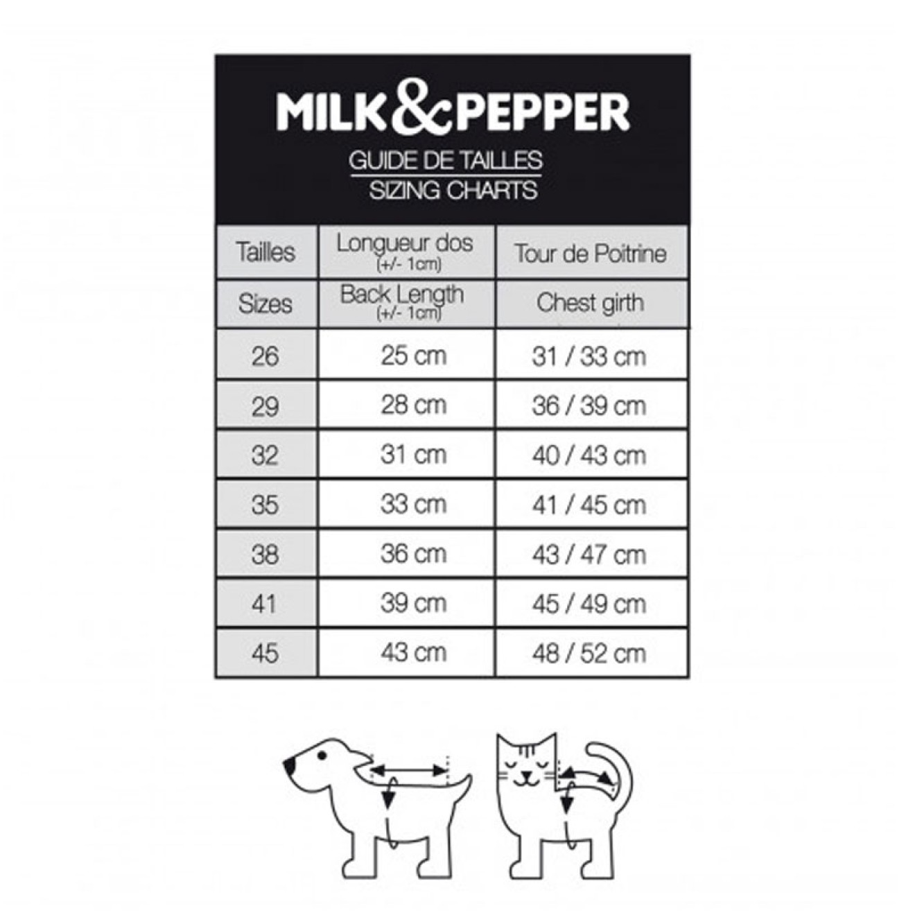 Milk & Pepper Surfer-Hundeshirt MANEA aus Baumwollgemisch