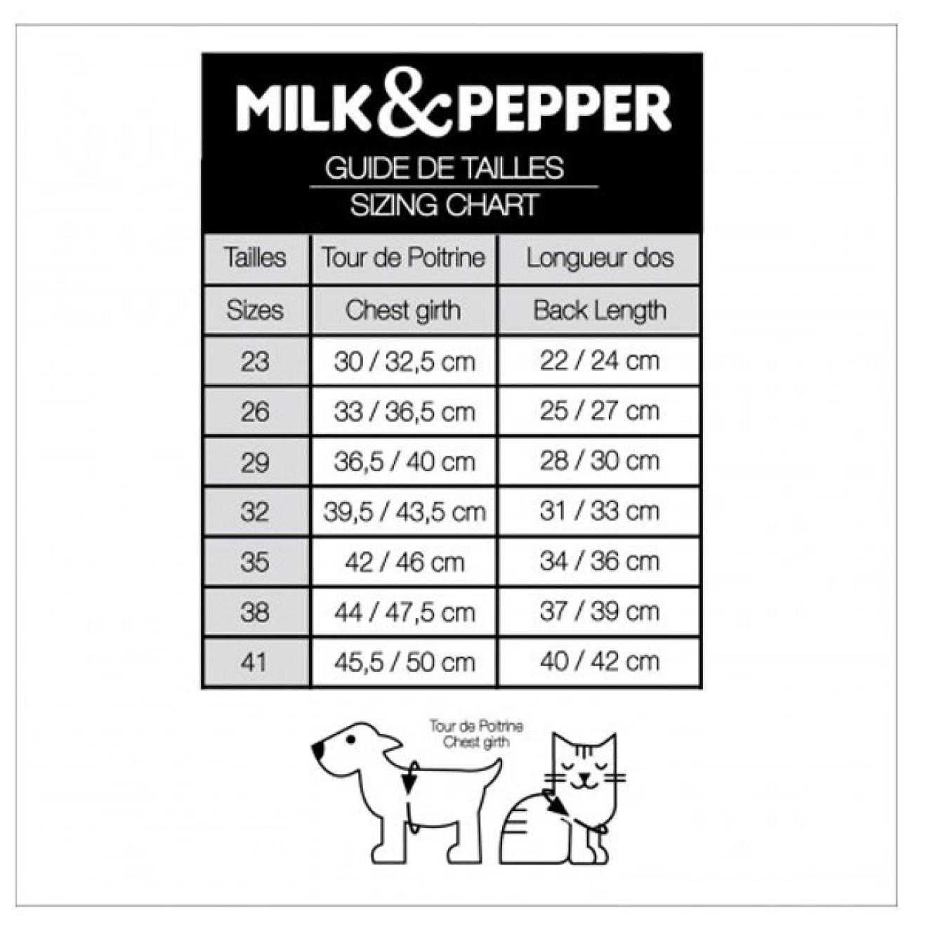 Milk & Pepper Hundemantel Taipan zum Wenden