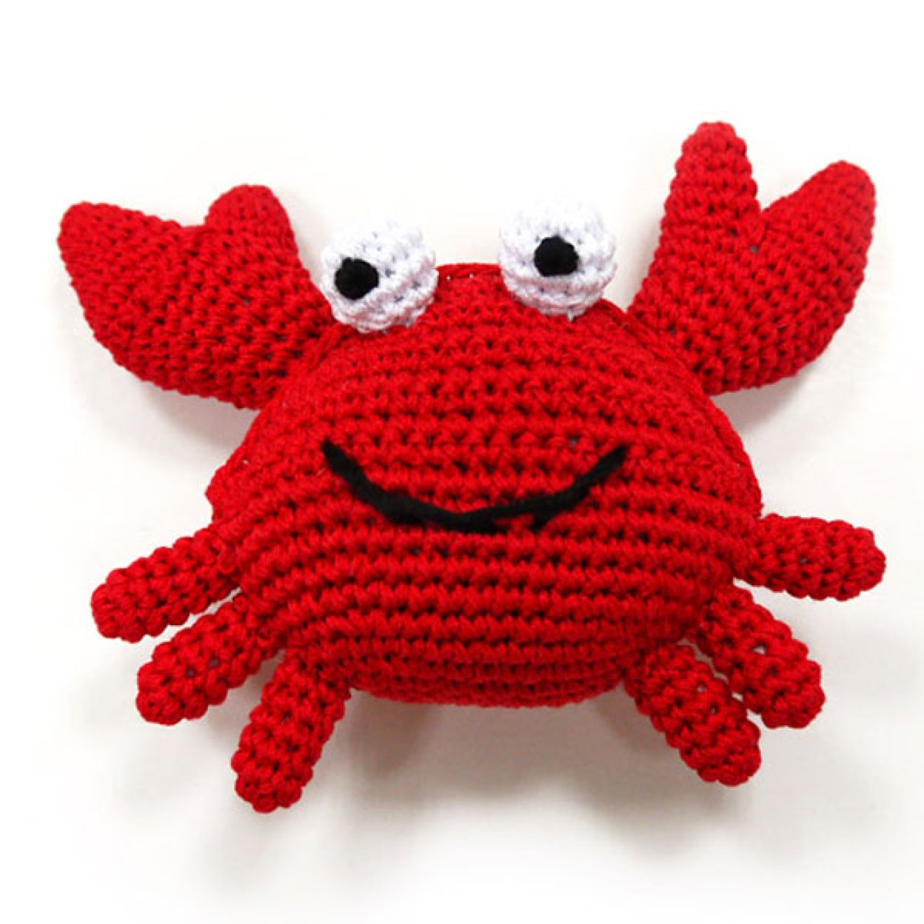 Häkel-Hundespielzeug Krabbe