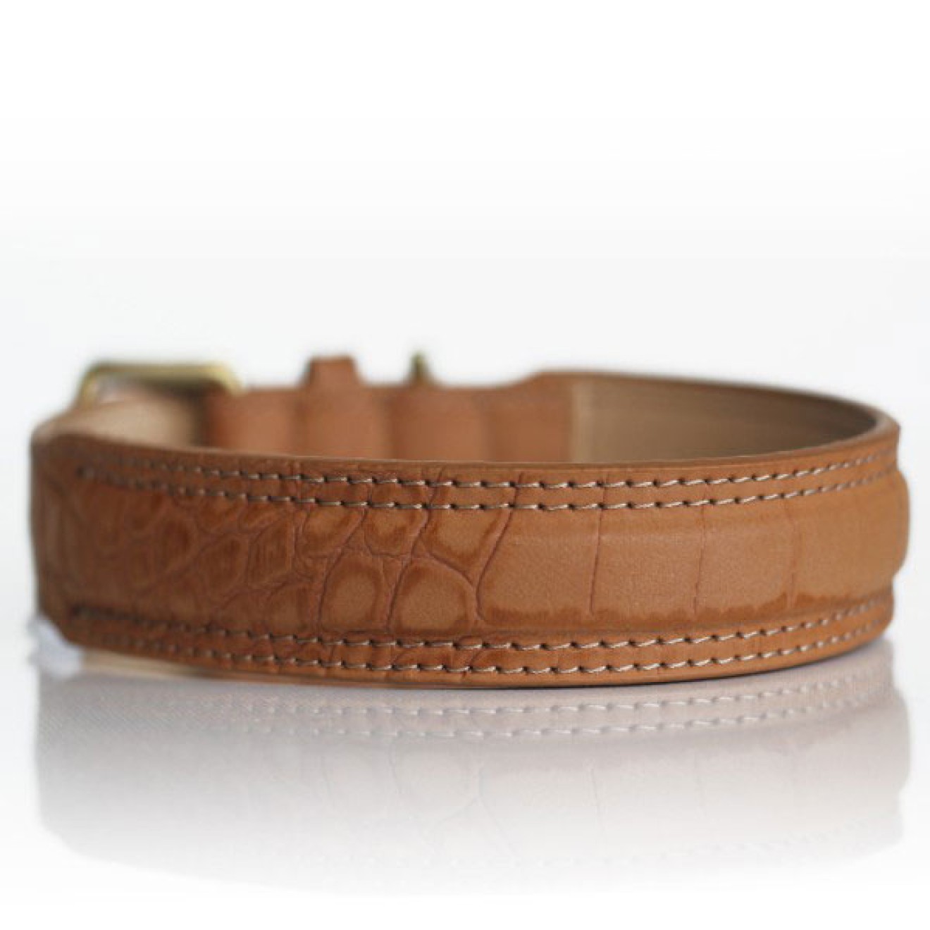 Milk & Pepper Hundehalsband HOGAN camel