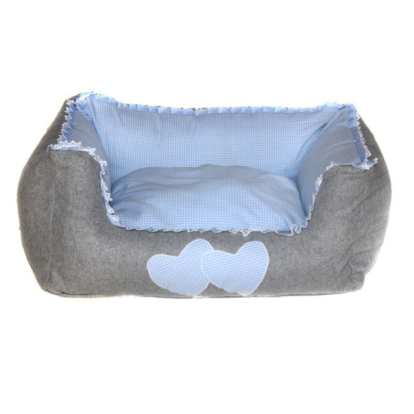 Hundebett Spatzerl blau