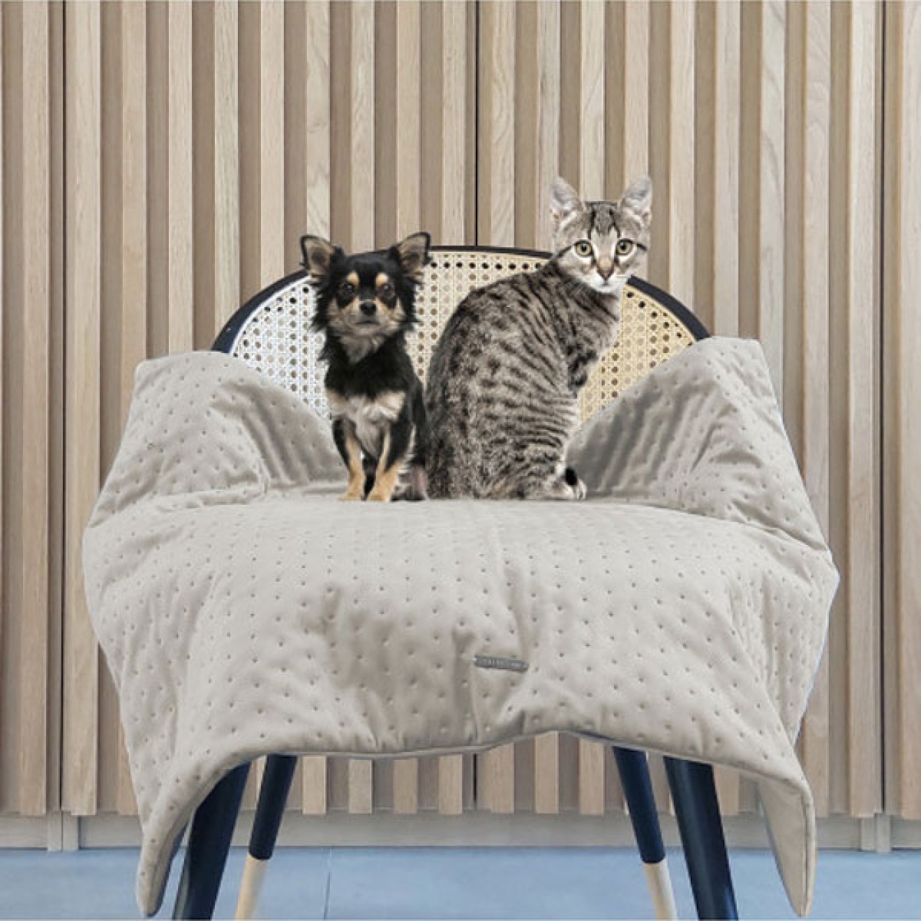 Milk & Pepper Hundedecke OPERA taupe