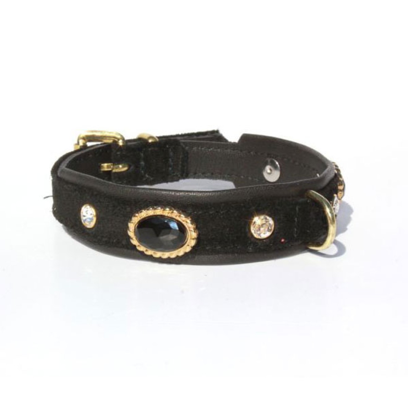 Hundehalsband Maxim schwarz, 33 cm Länge