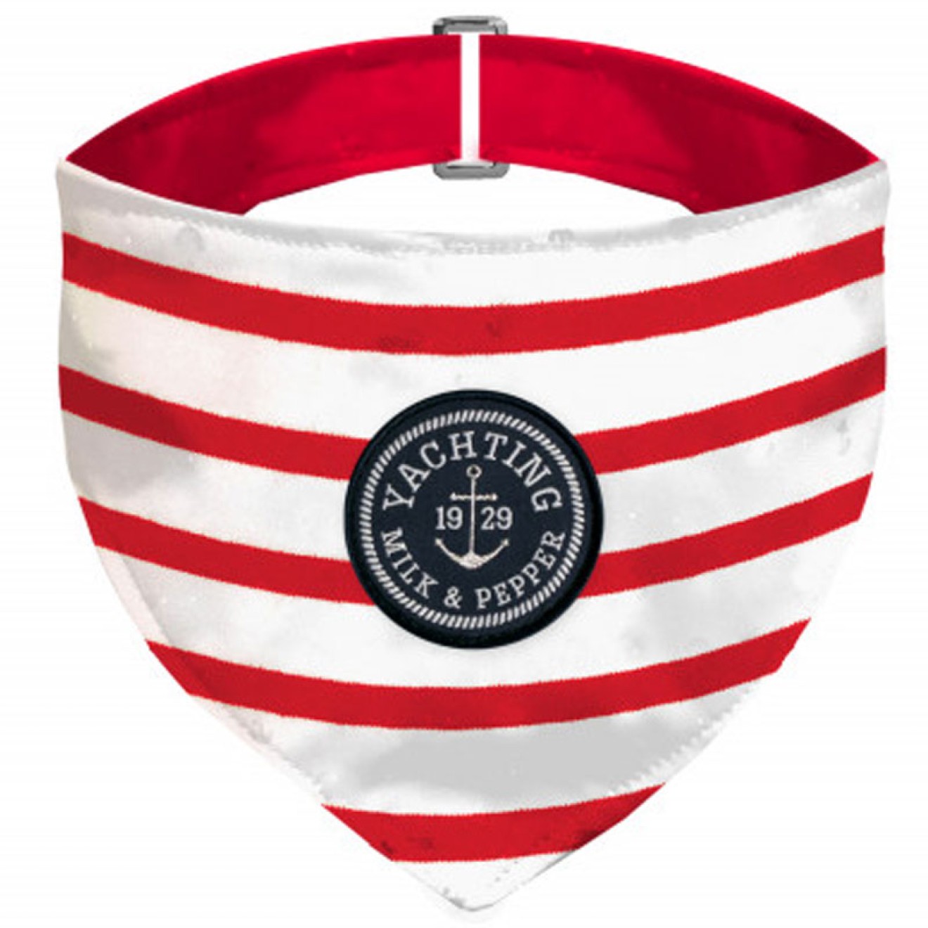 Milk & Pepper maritimes Hundehalstuch GURVAN YACHTING rot