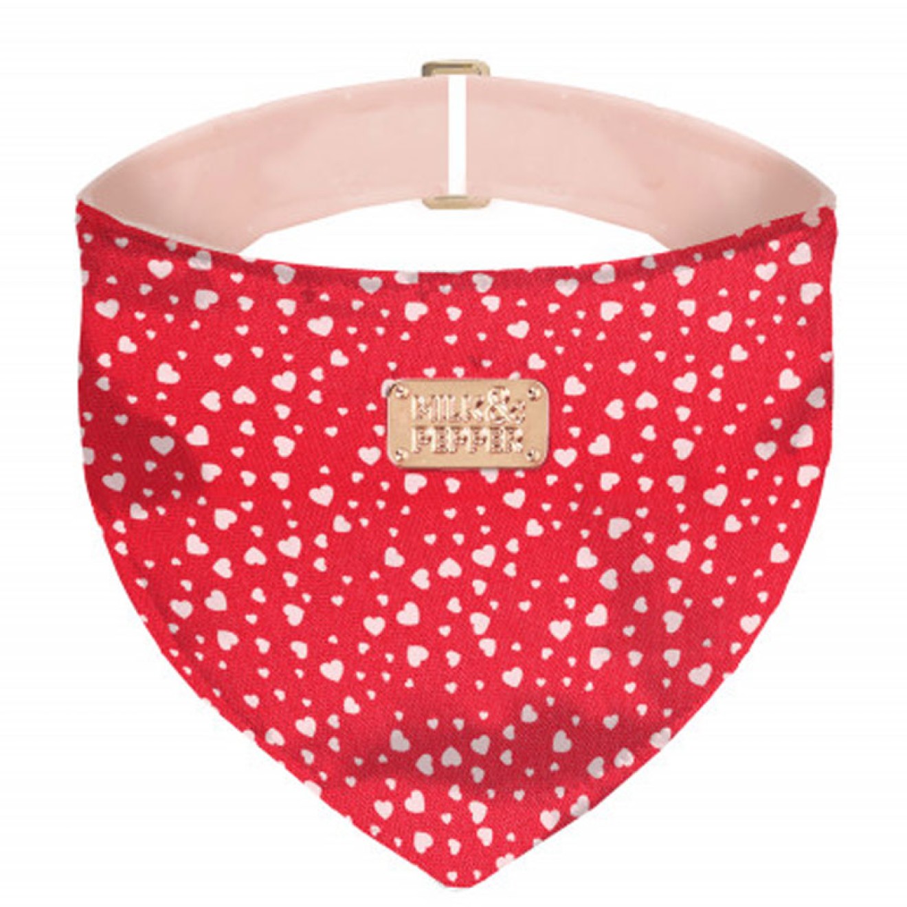 Milk & Pepper Hundehalstuch SUZIE mit Herzchen