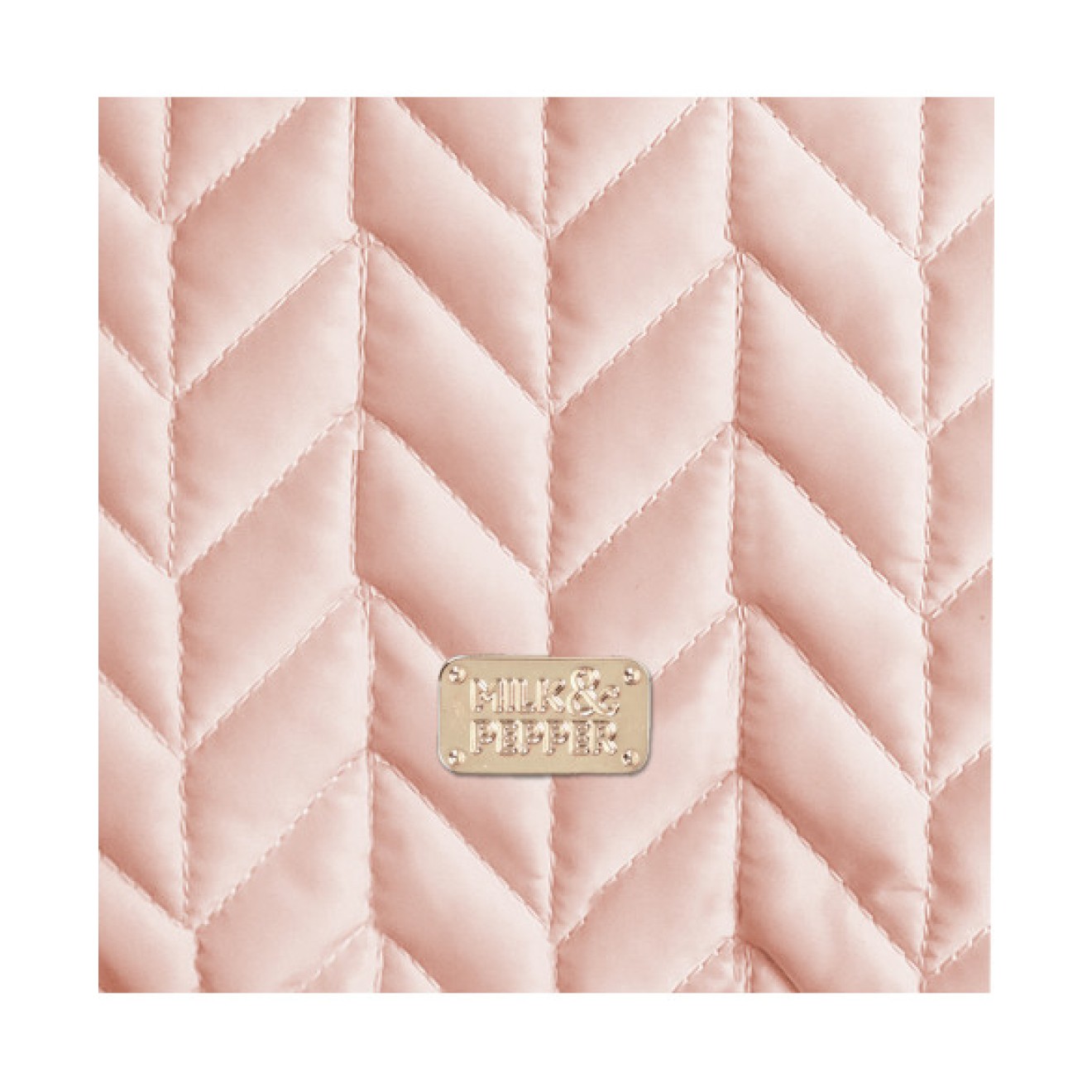 Milk & Pepper Wende-Hundemantel Mariette rosa/taupe