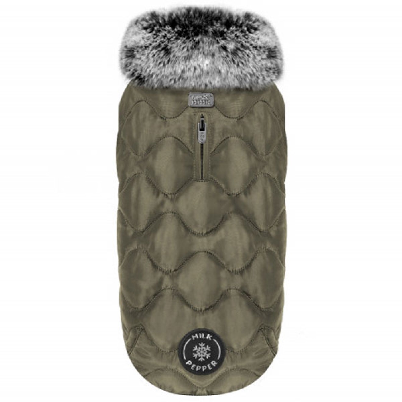 Milk & Pepper wasserabweisende Hundejacke Theodore auch für Mops & Bully