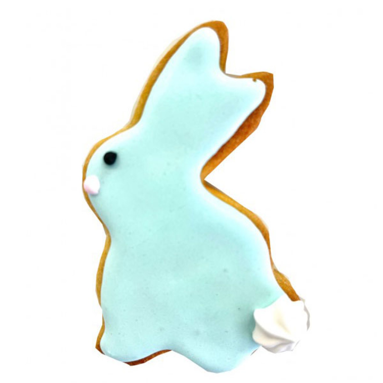 Hundekeks-Osterhase blau & rosa