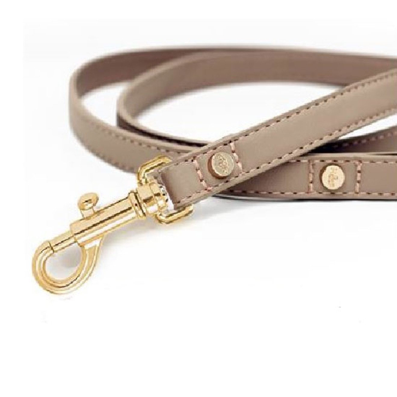 Strass-Hundehalsband GLAMOUR STAR taupe Milk & Pepper-Kollektion