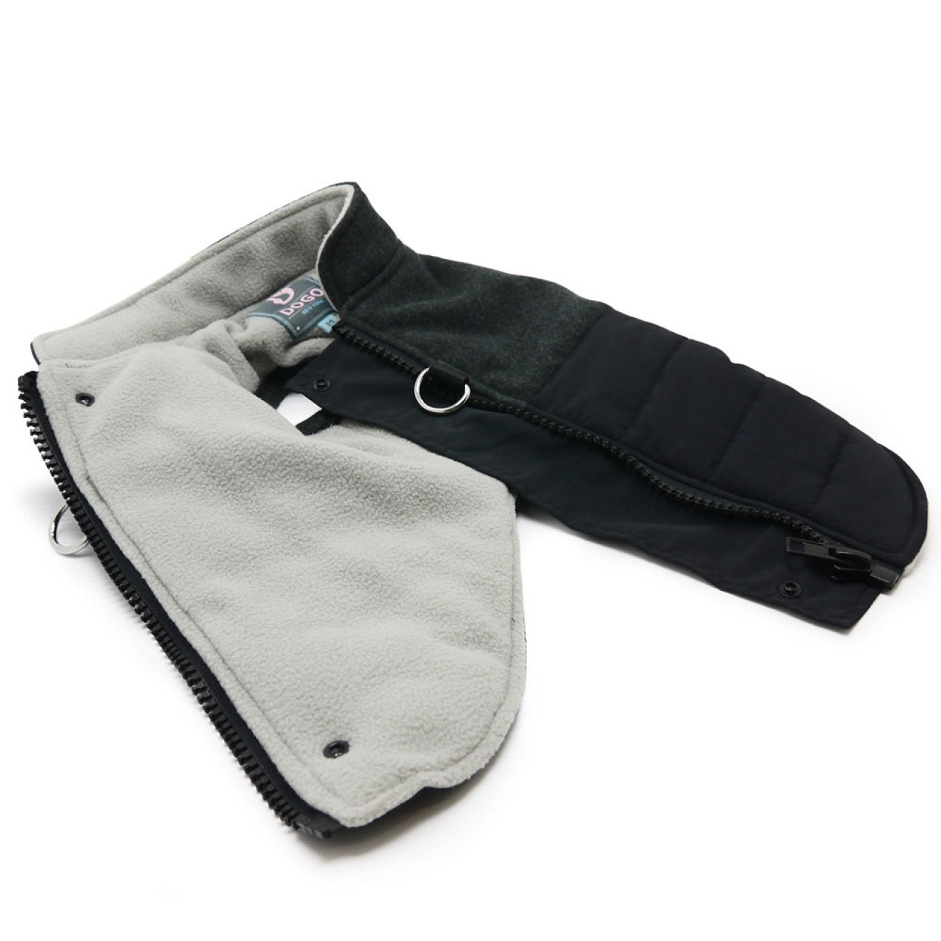 Gefütterter Hundemantel Midtown schwarz Gr. XL, 2XL