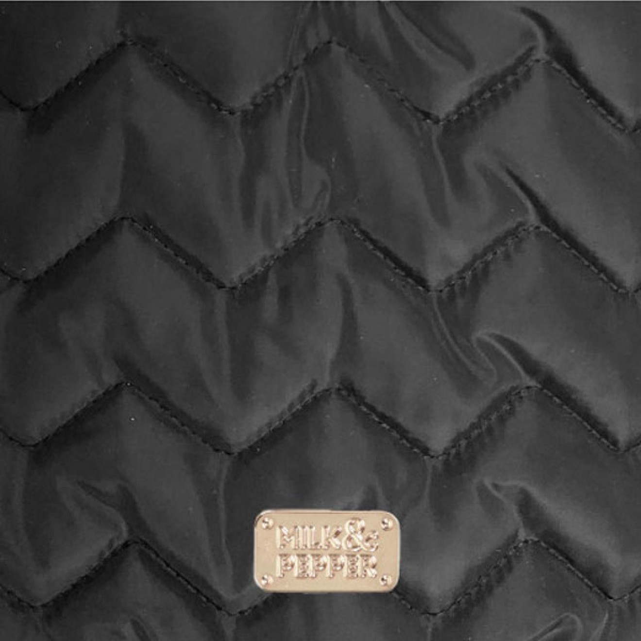 Milk & Pepper Stepp-Hundemantel Indira mit Fellkragen