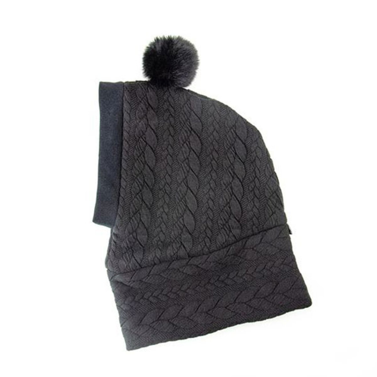 Strick-Hundemütze Bommelbello