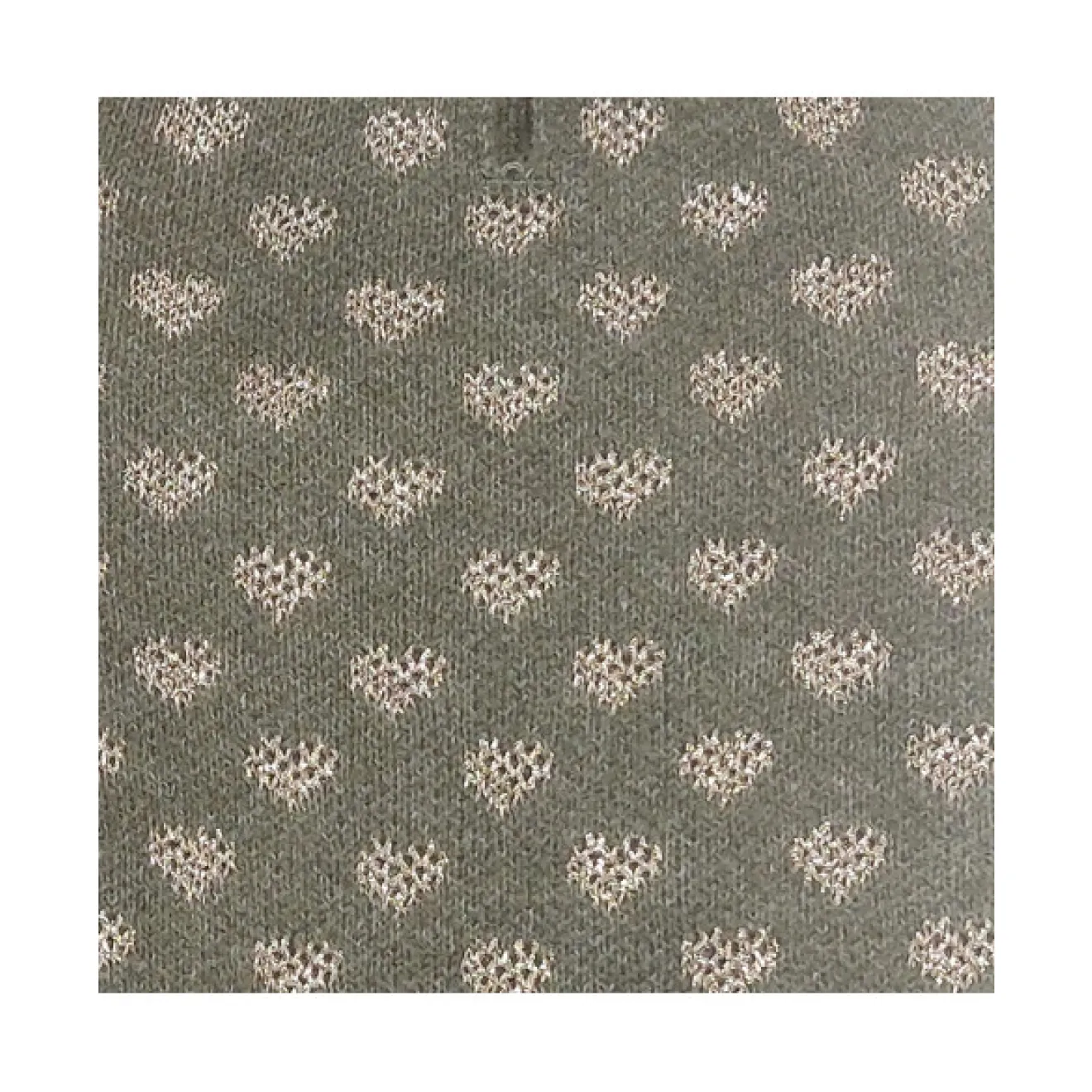 Hundepullover ALICE khaki mit Herzen