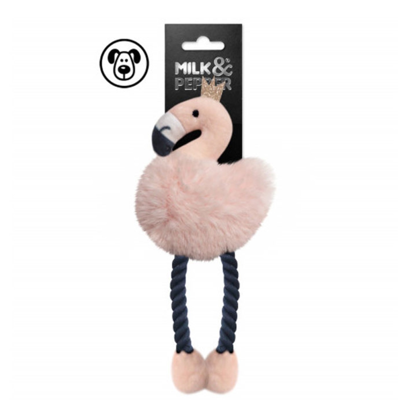Milk & Pepper Flamingo-Hundespielzeug FLAMAND