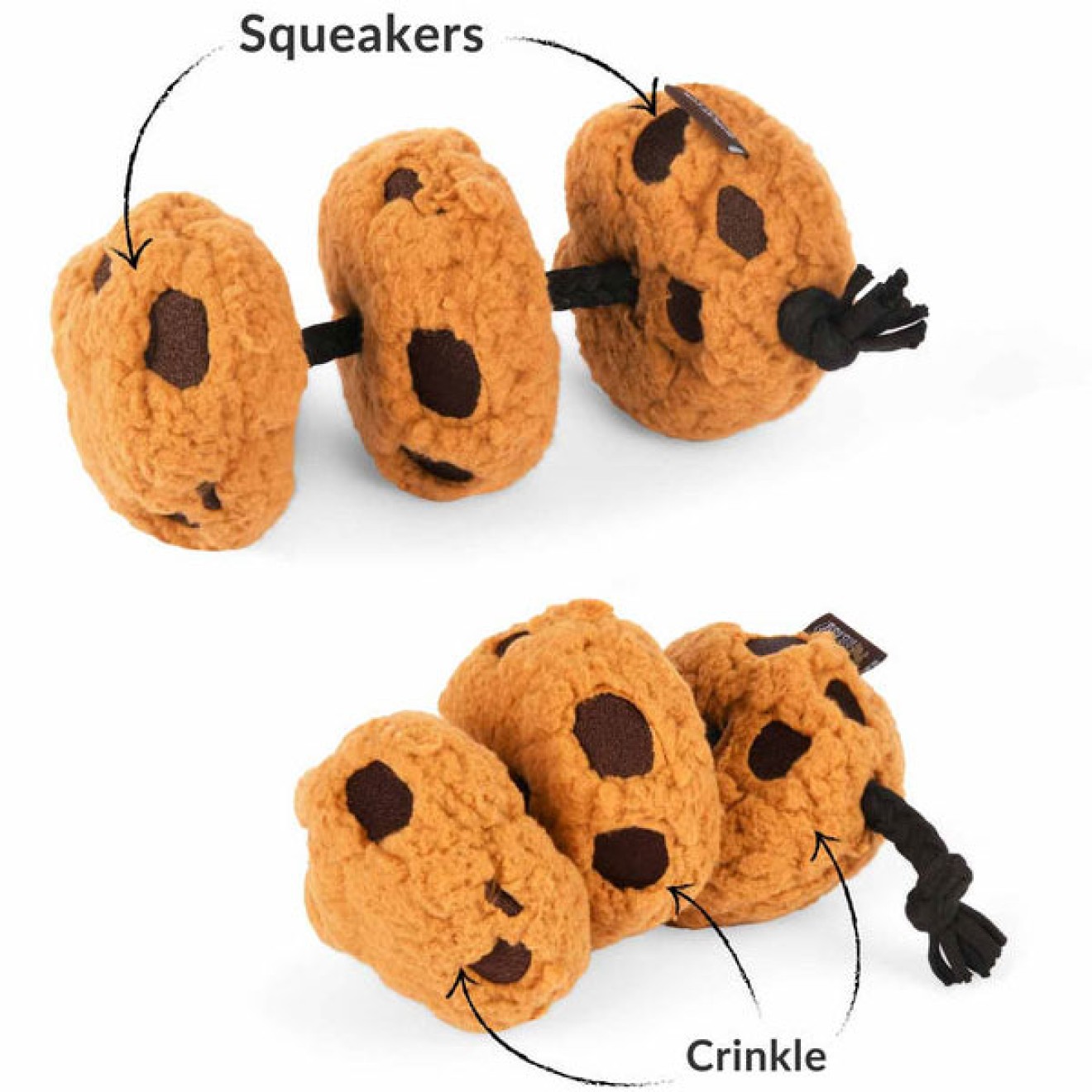 Robustes Hundespielzeug COOKIES am laufenden Band