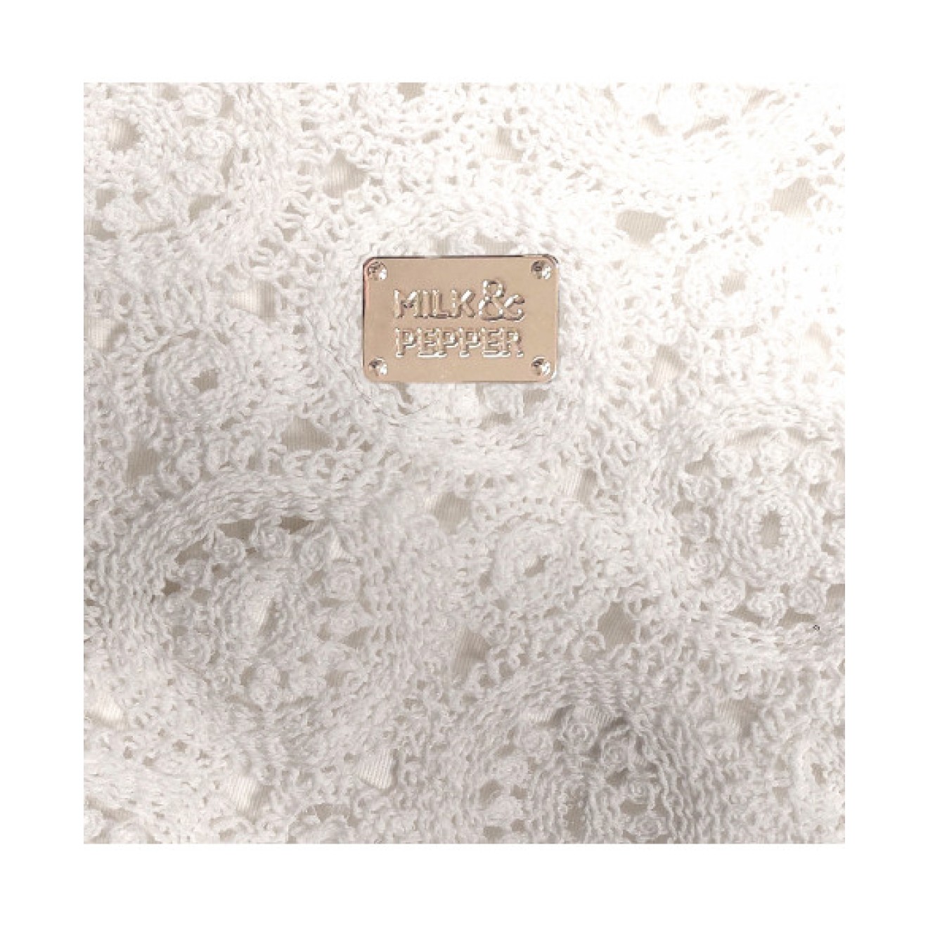 Milk & Pepper Umhängetasche für Hunde DELIA offwhite