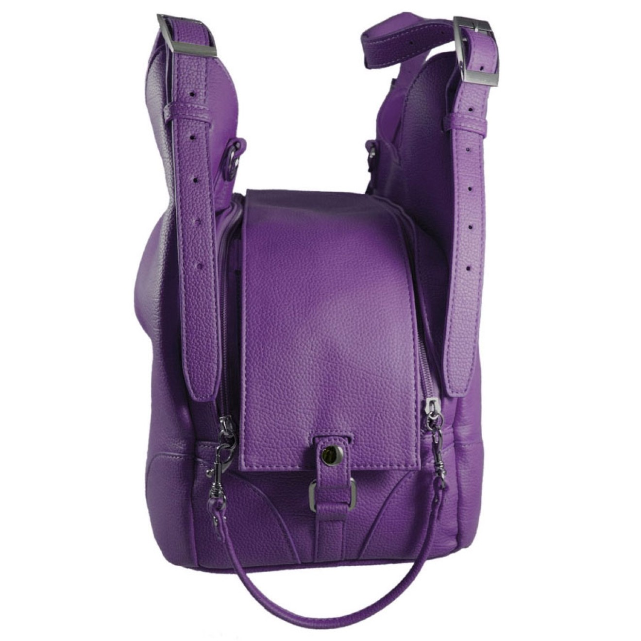 Leder-Hundetasche Roma flieder