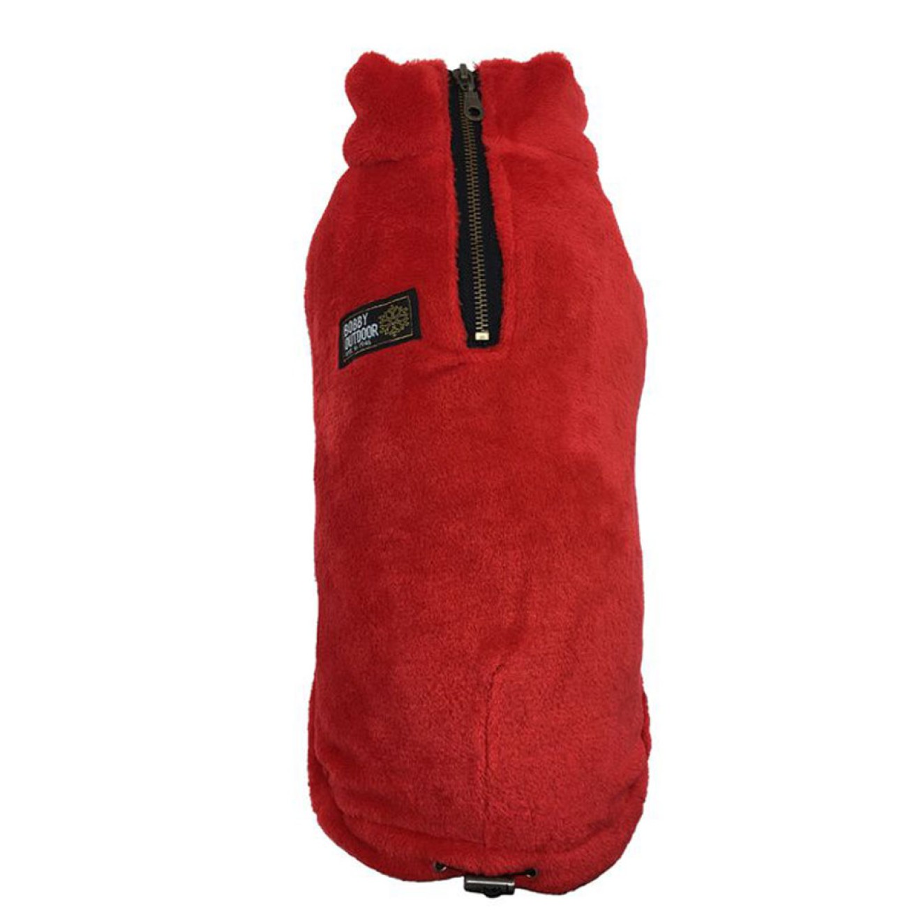 Hundeweste Snowflake Bordeaux aus Kuschel-Fleece Gr. 32S