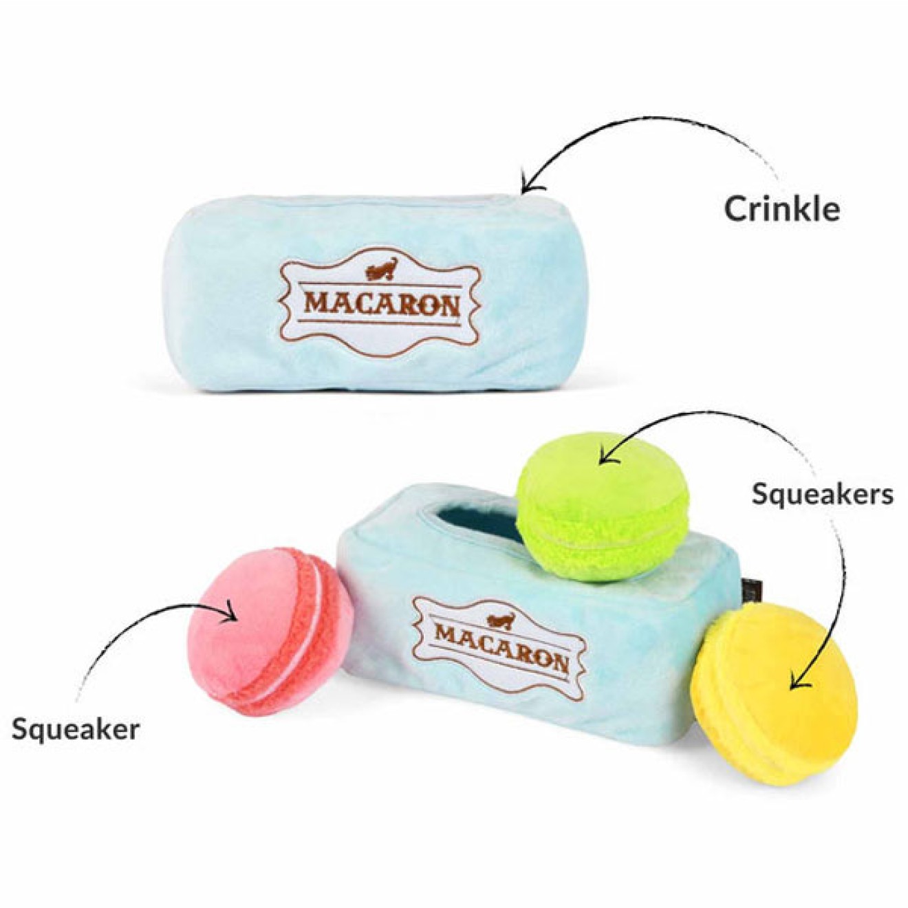 Interaktives Hundespielzeug MACARON