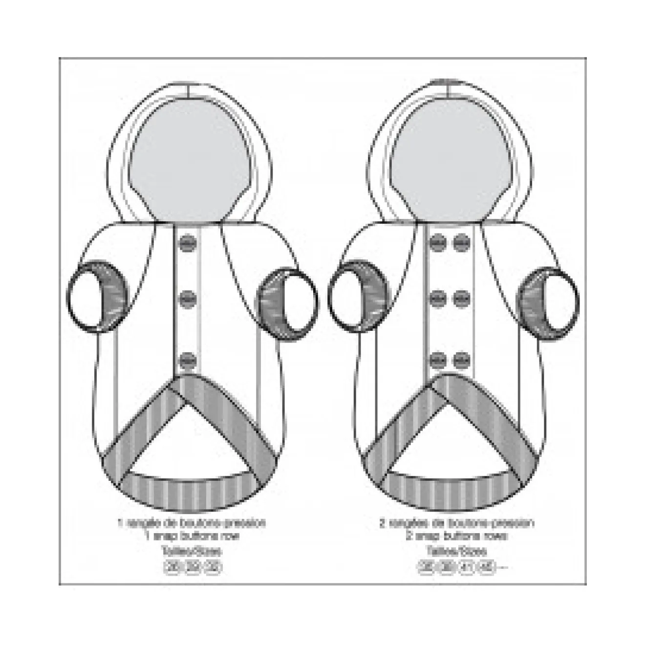 Milk & Pepper gefütterter Hundehoodie IRINA für Mops & Bully