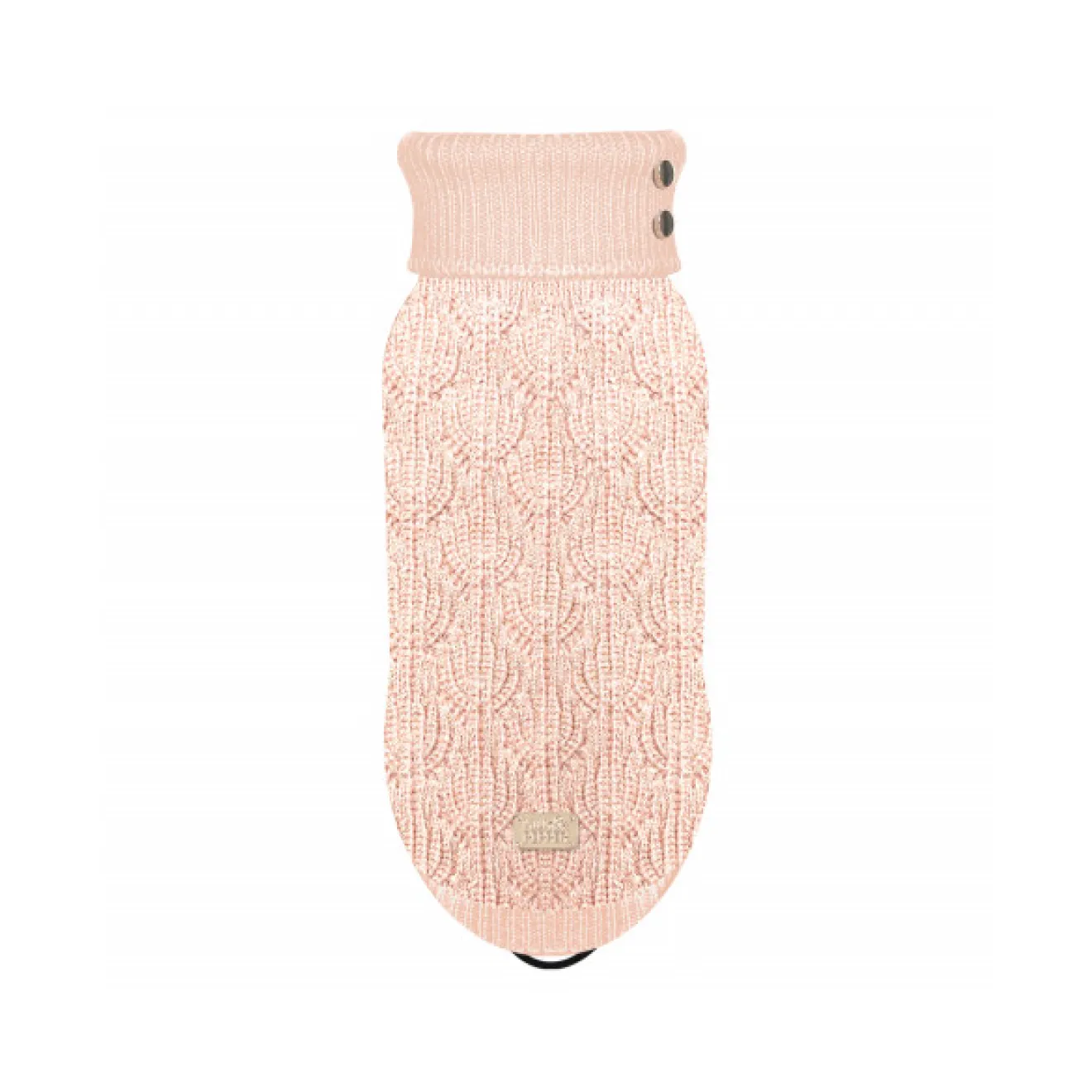 Jacquard-Hundepullover ERNESTINE rose auch für Dackel und Bully