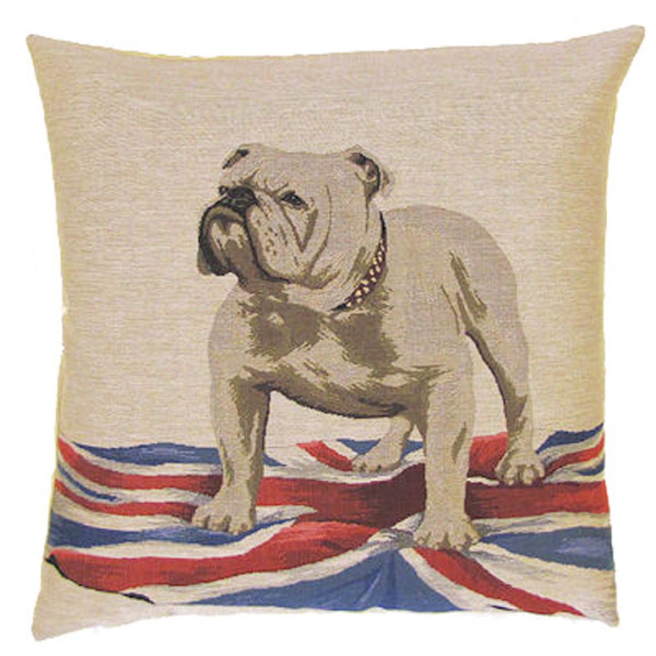 Kissenhülle Bulldogge Union Jack 45 x 45 cm