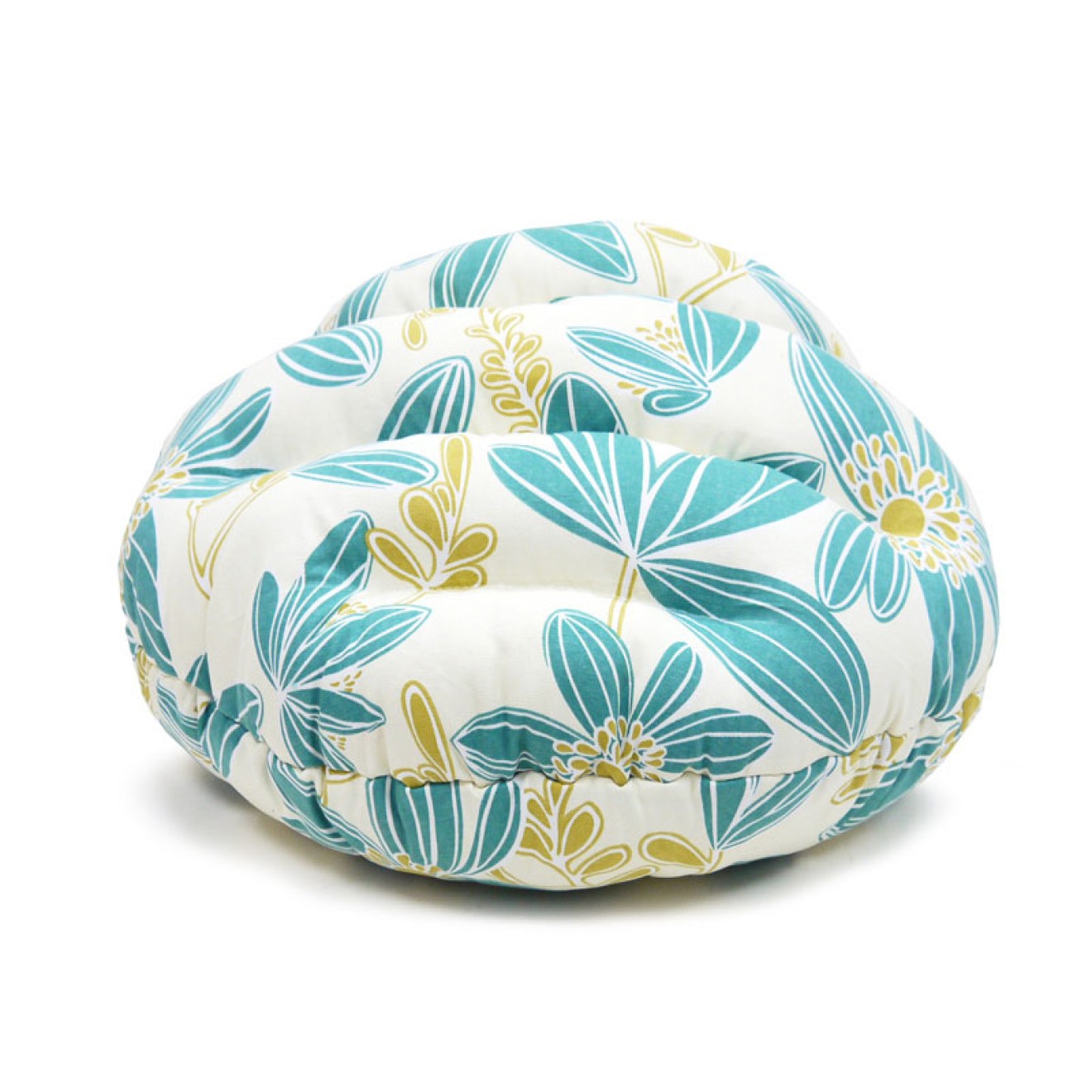 Burger-Hundebett mit Kuschel-Faktor Flower Power