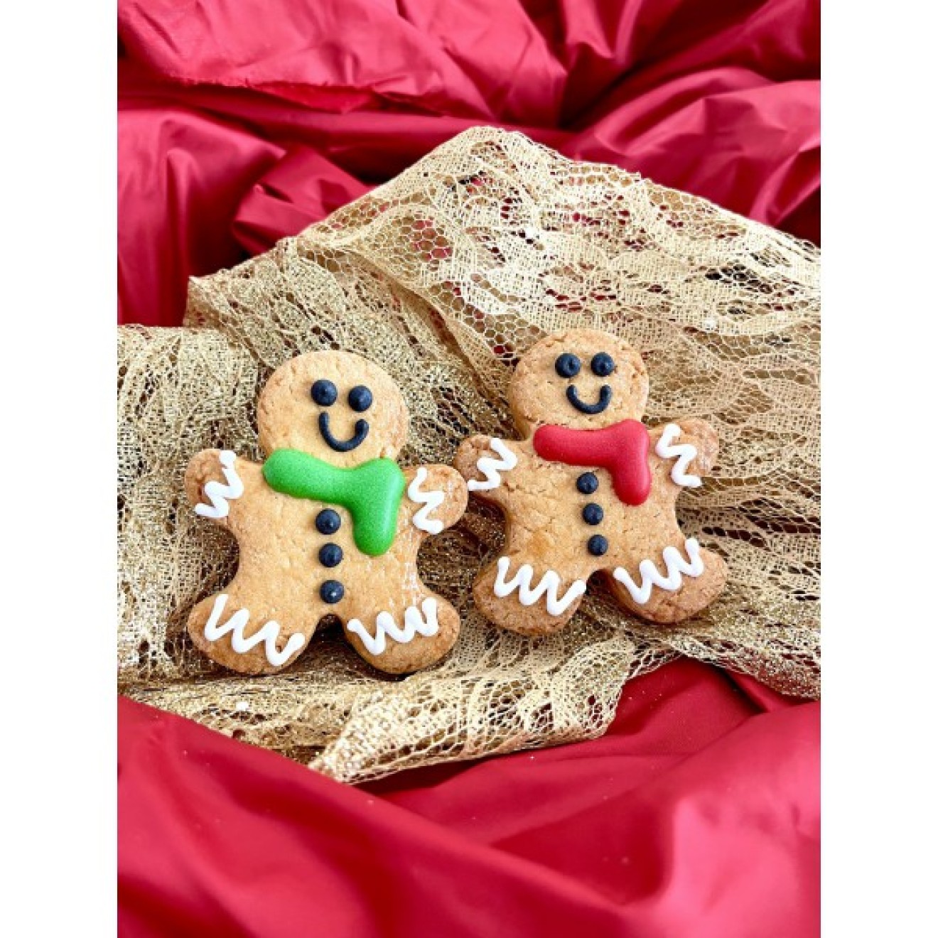 Weihnachts-Hundekeks Lebkuchenmann in der Geschenktüte