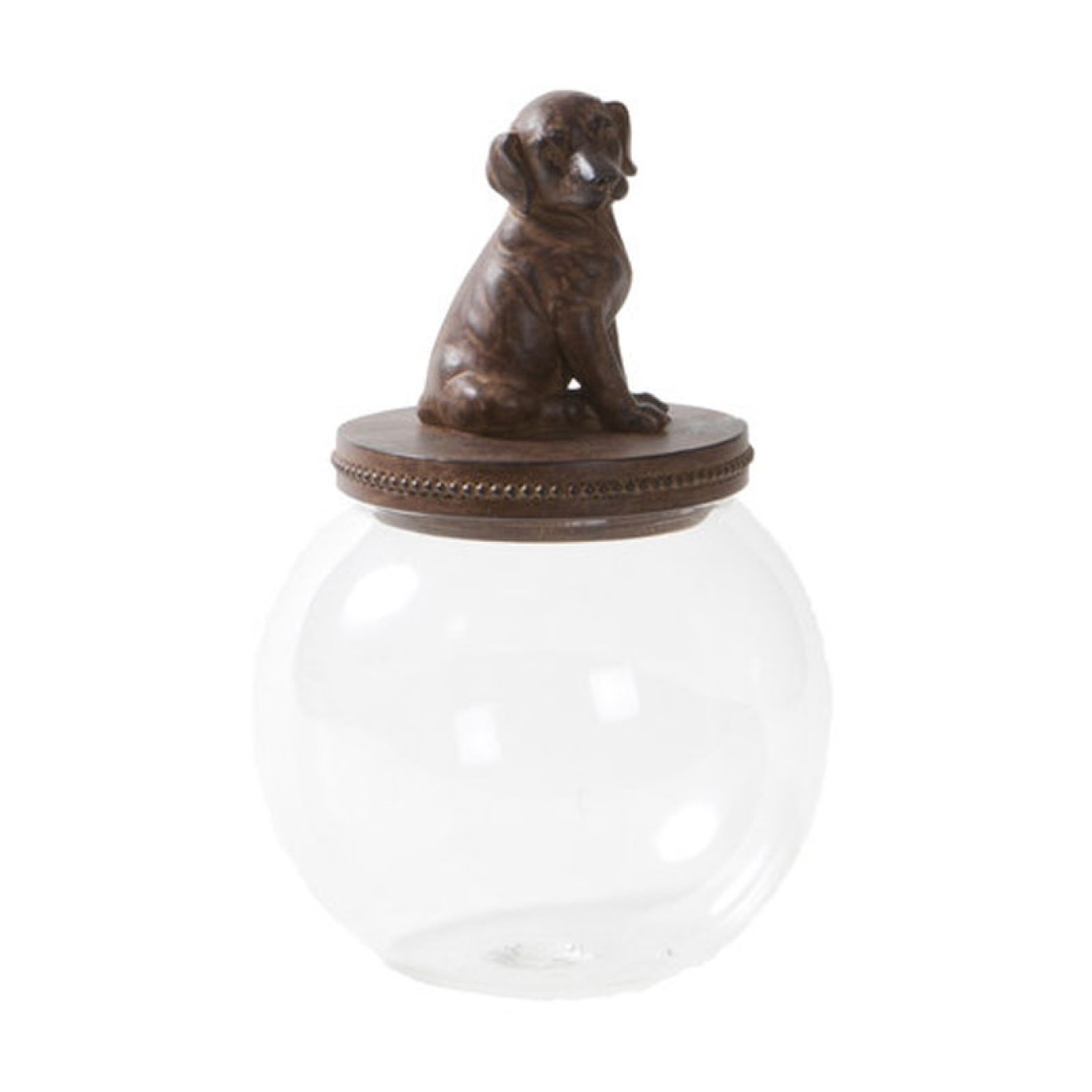 Leckerlidose mit Hundefigur DOG