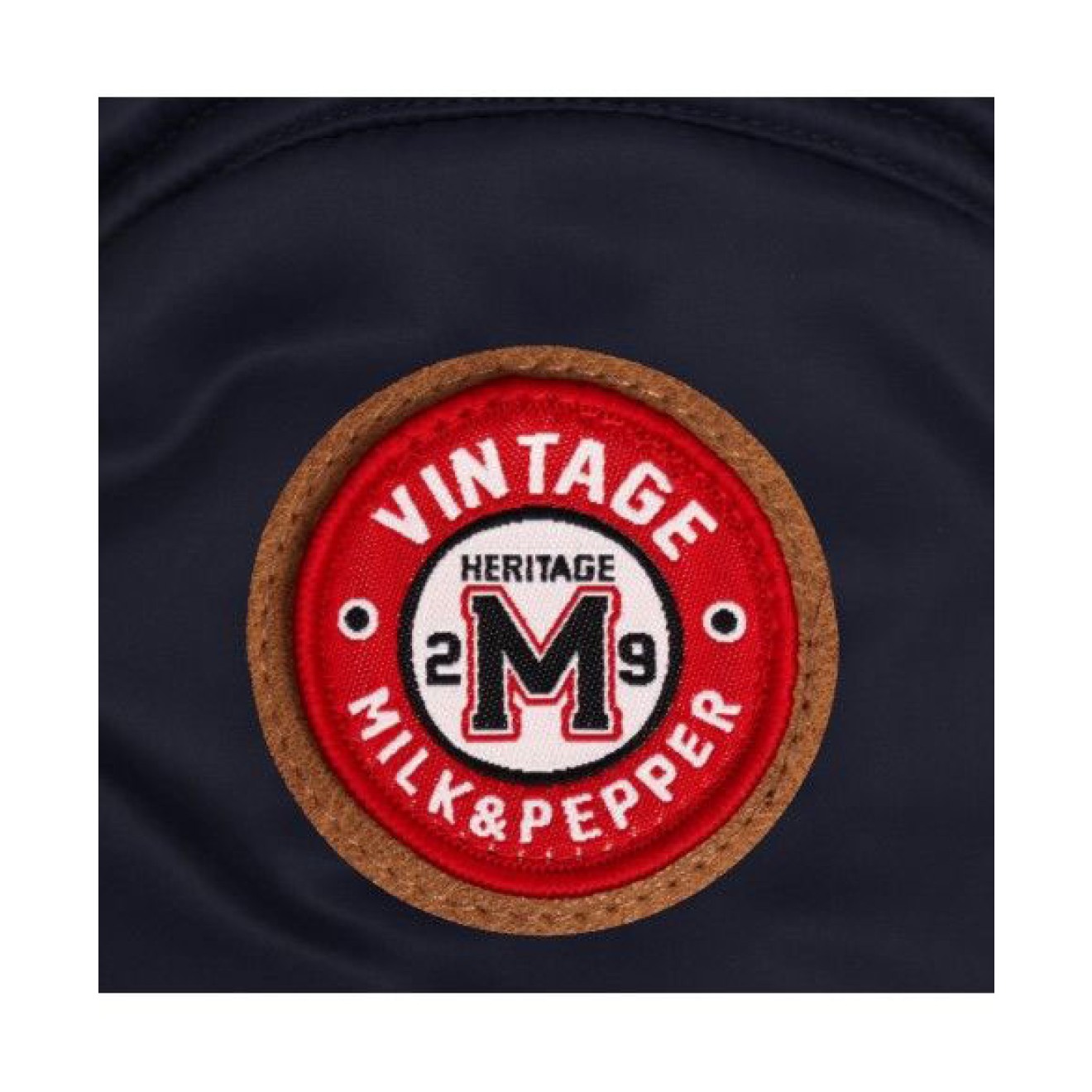 Milk & Pepper wasserabweisender Hundemantel Campus Navy