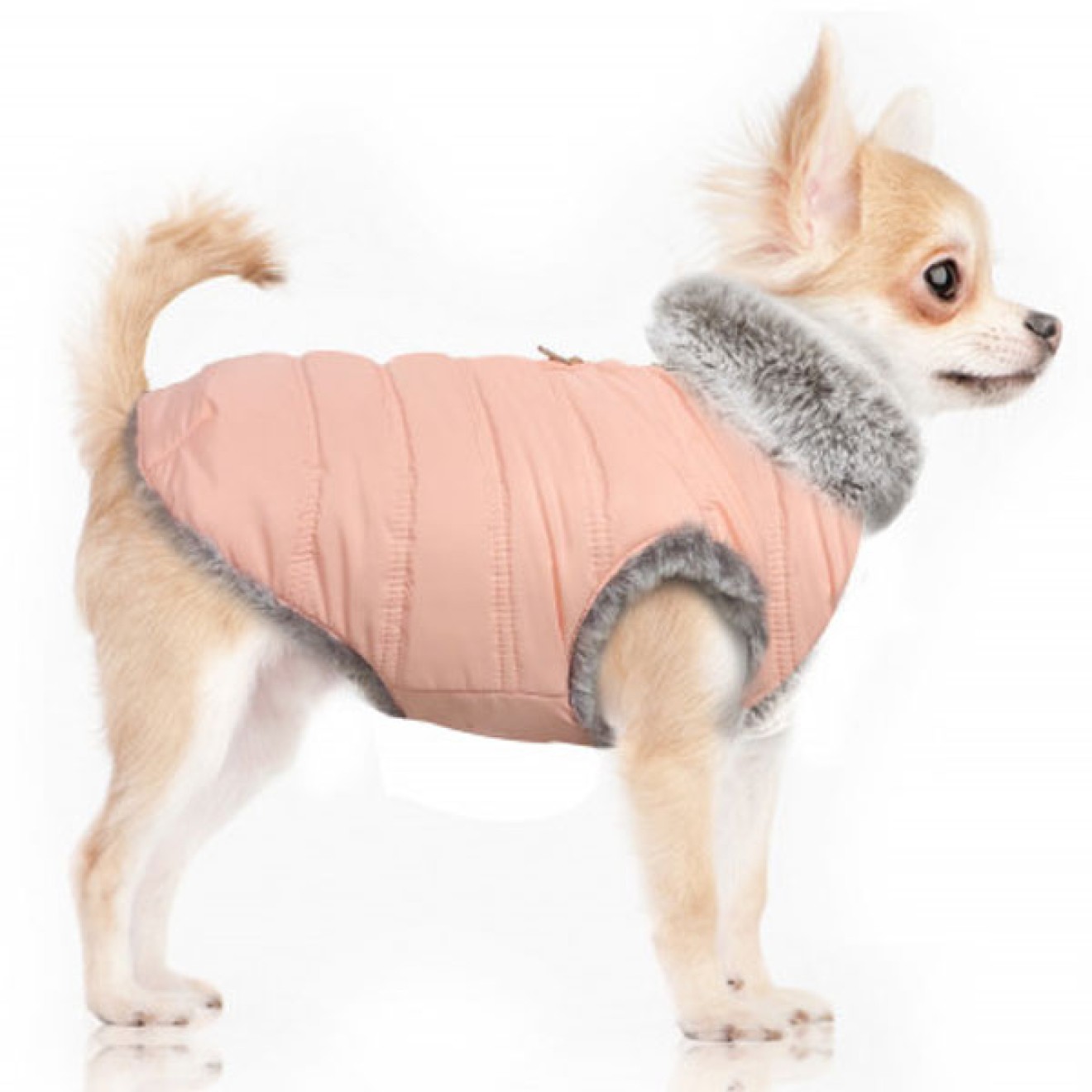 Milk & Pepper Wende-Hundemantel Misha mit Plüsch