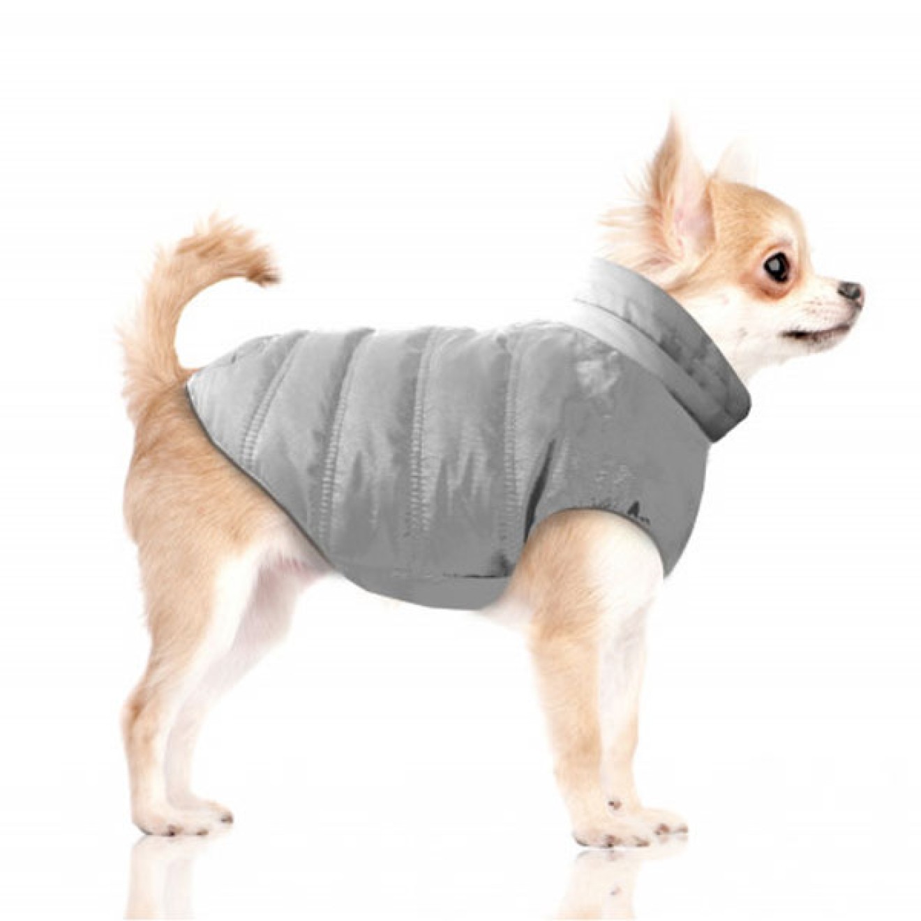 Milk & Pepper Hundejacke Sören Gris für kleine & mittlere Rassen Gr. 41