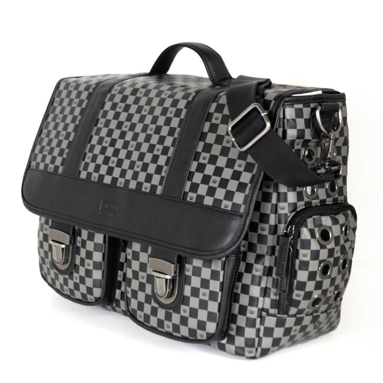 Luxus-Hundetasche Messenger Bag mit Laptop-Fach