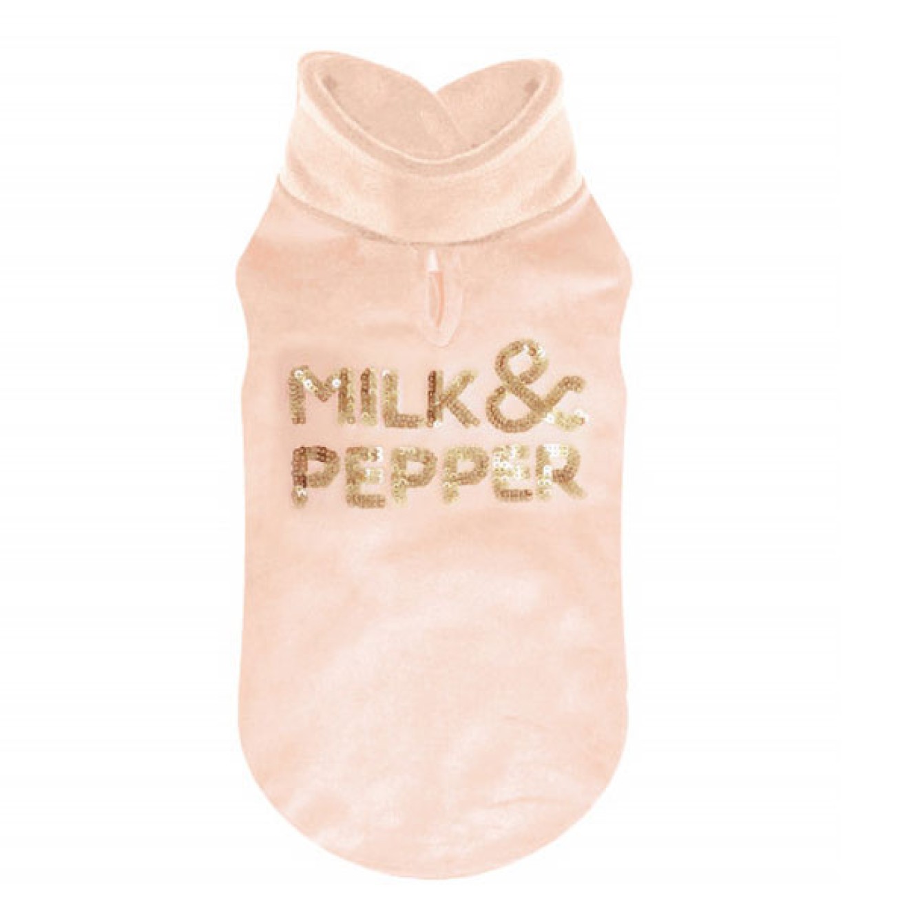 Milk & Pepper kuscheliger Hoodie Oslo rosa für Hunde